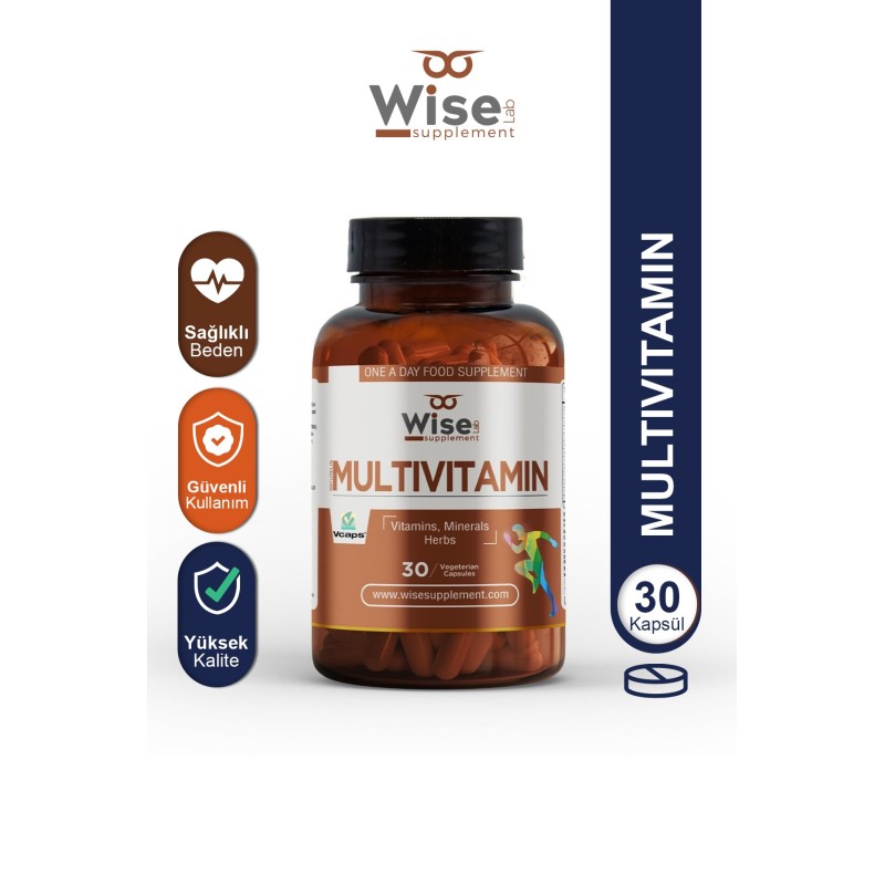 Multivitamin Bitkisel 30 Bitkisel Kapsül
