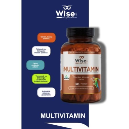 Multivitamin Bitkisel 30 Bitkisel Kapsül
