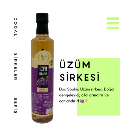 Organik Üzüm Sirkesi 500 ML