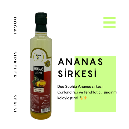 Organik Ananas Sirkesi 500 ML