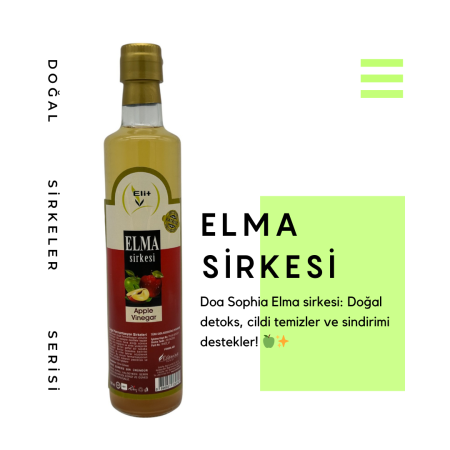 Organik Elma Sirkesi 500 ML