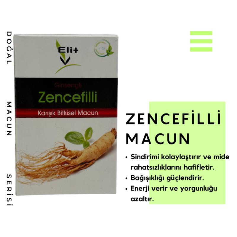 Ginseng Zencefil Karışım Macun 240 Gr