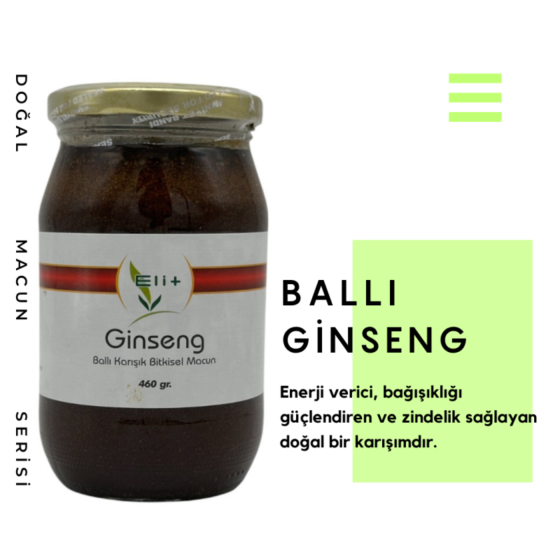 Ginseng Ballı Karışım Macun 460 Gr