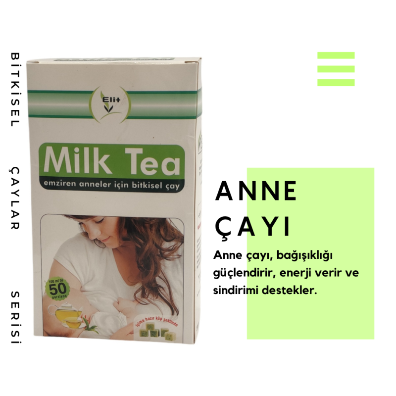 Milk Tea / Süt Çayı Emziren Anne Küp Şeker