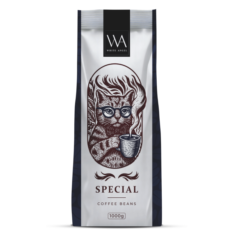 White Angel Kolombiya & Brezilya Special Çekirdek Kahve 1000 Gr