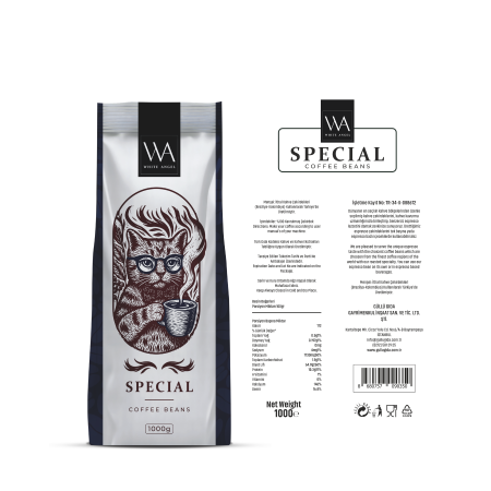White Angel Kolombiya & Brezilya Special Çekirdek Kahve 1000 Gr