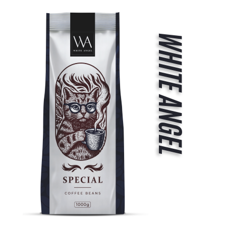 White Angel Kolombiya & Brezilya Special Çekirdek Kahve 1000 Gr