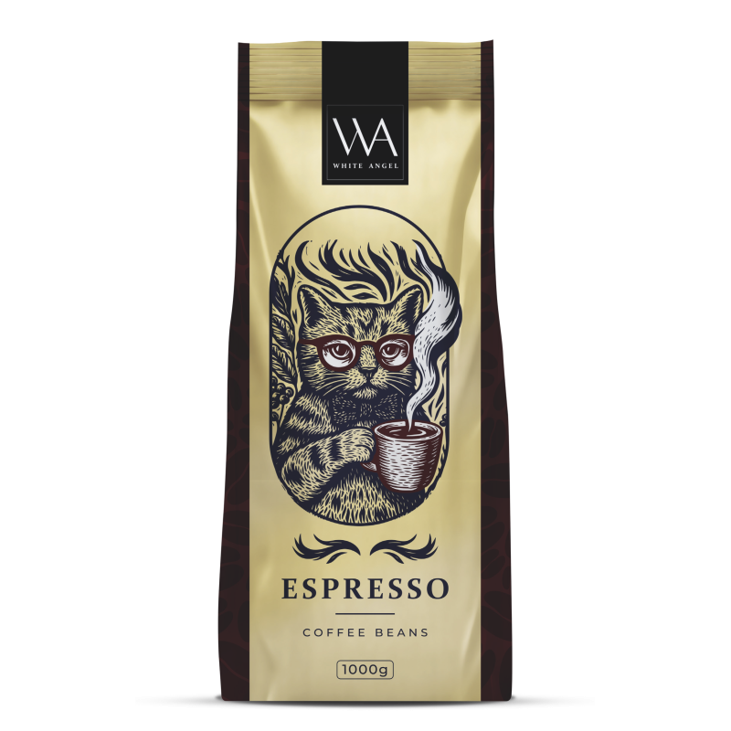 WHITE ANGEL Profesyonel Espresso Deneyimi Yoğun Krema Espresso Kahve 1000g