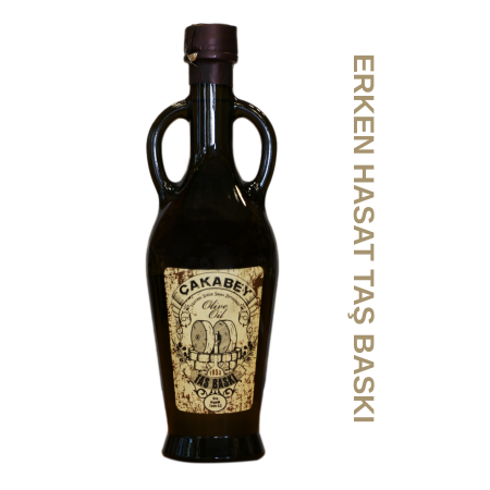 Çakabey Taş Baskı Soğuk Sıkım Erken Hasat Saf Zeytin Yağı Urla Organik